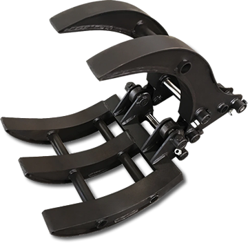 Grappin forestier bois (agrippeur) mini pelle chinoise premium BULL Grappin forestier bois (agrippeur) mini pelle chinoise premium BULL